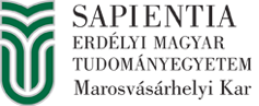 Sapientia Erdélyi Magyar Tudományegyetem Marosvásárhelyi Kar